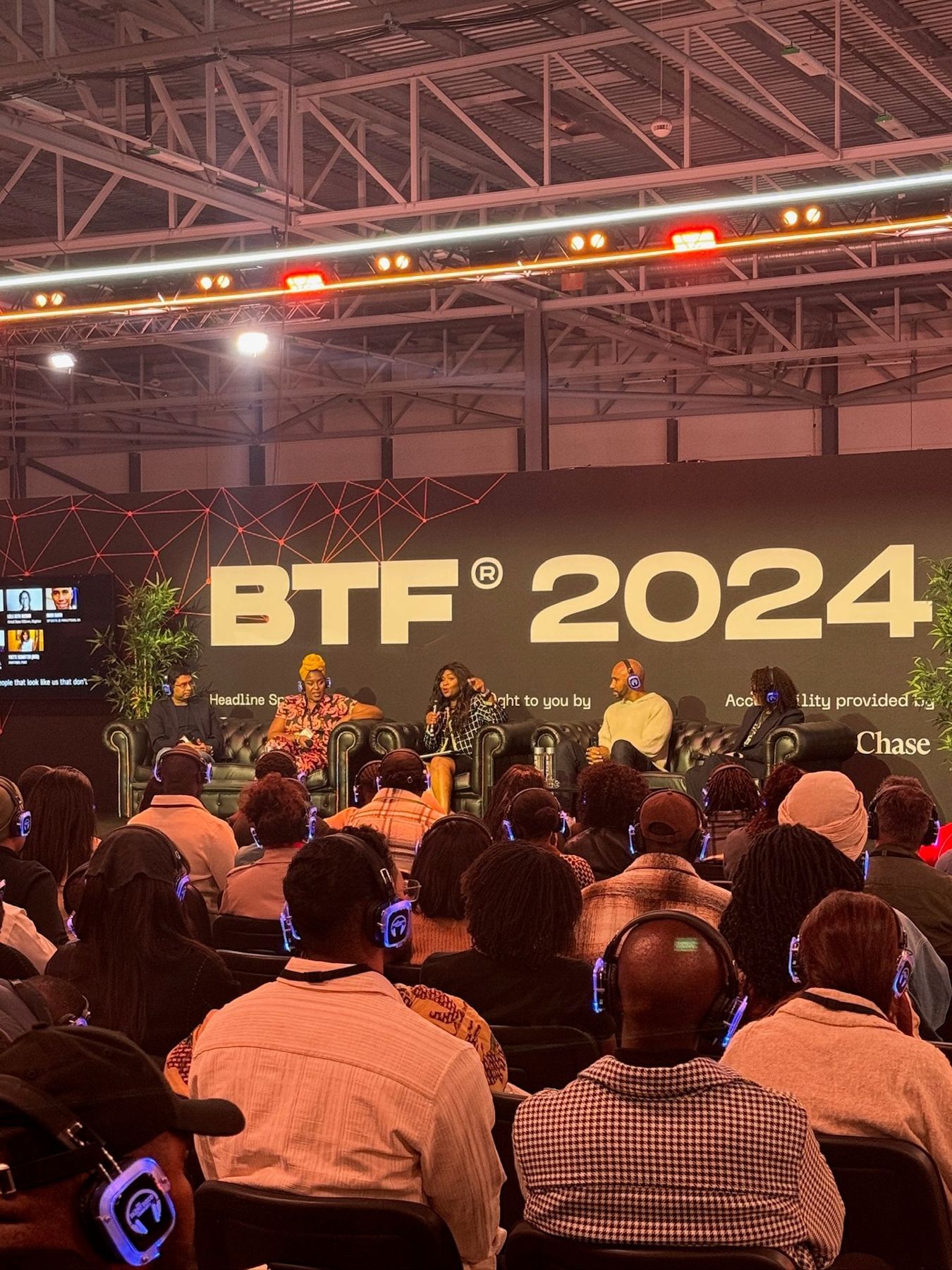 Yvette Schmitter on stage at Black Tech Fest 2024