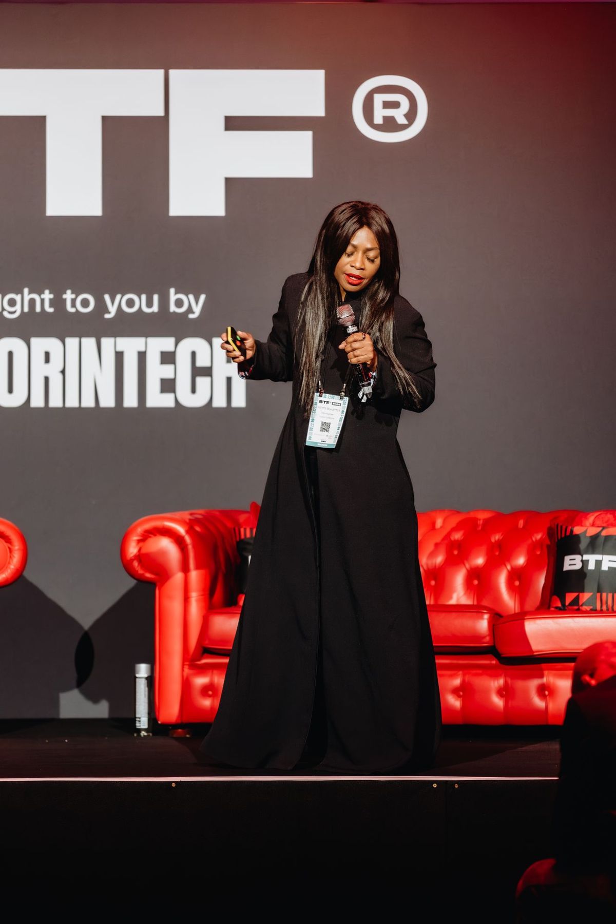 Yvette Schmitter speaking at Black Tech Fest 2025