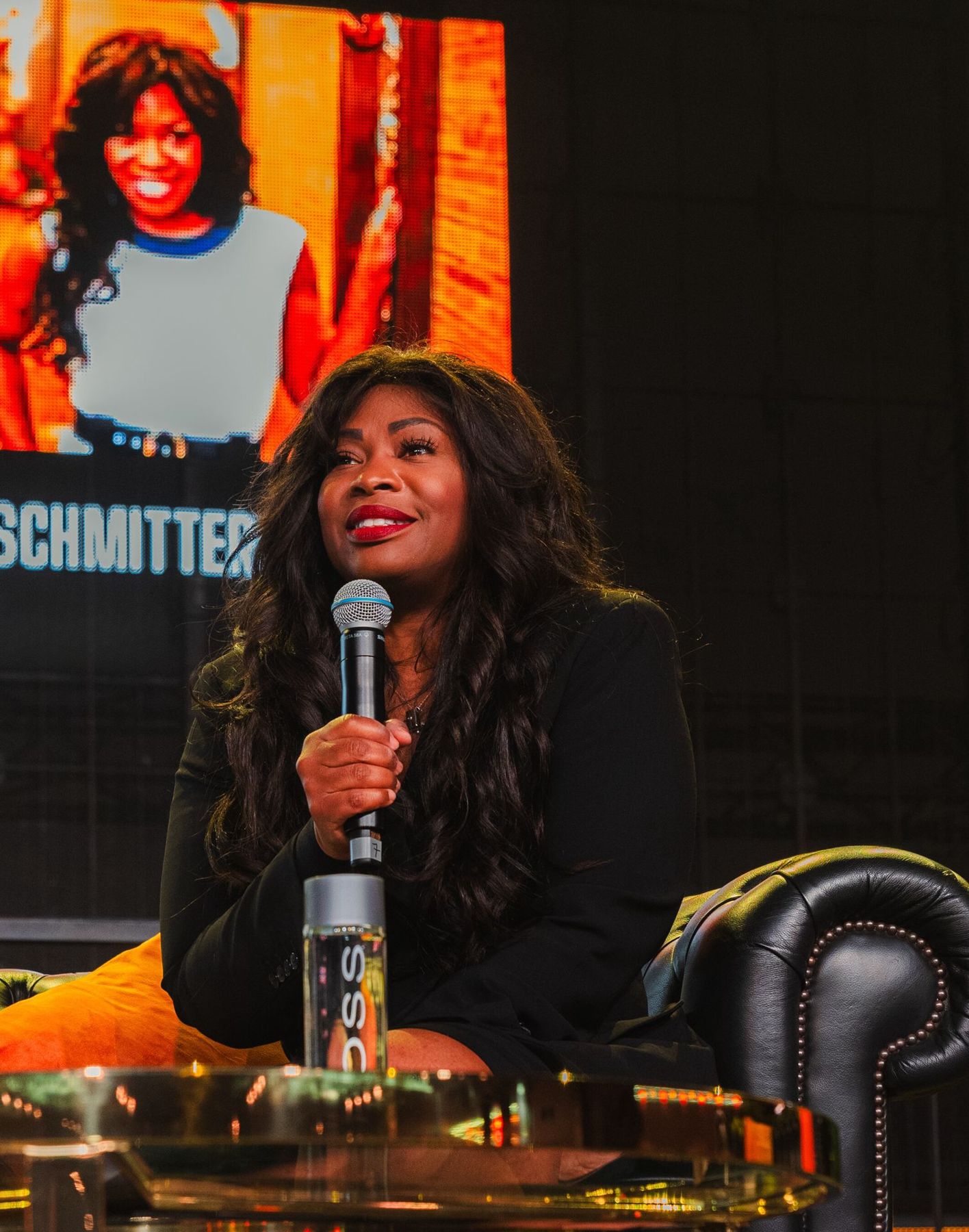 Yvette Schmitter on stage